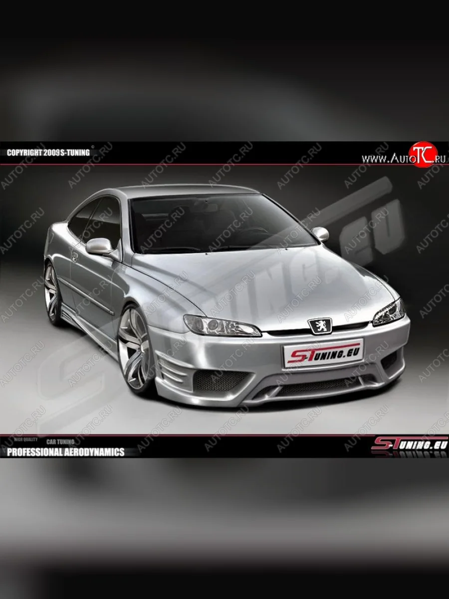 Передний бампер COUPE ST Peugeot 406 8E,F универсал дорестайлинг (1995-1999)  в Керчи Республика Крым