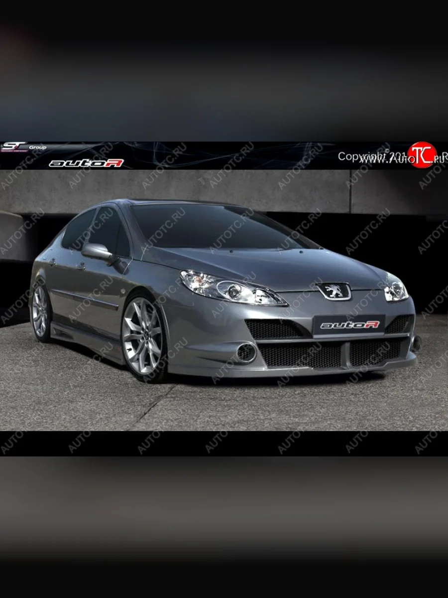 Передний бампер Auto-R Peugeot 407 универсал (2004-2011)  в Керчи Республика Крым