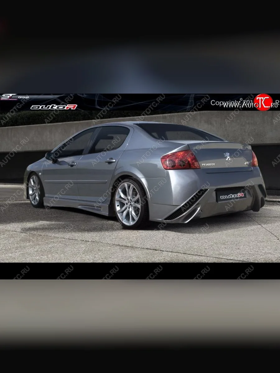 Пороги Auto-R Peugeot 407 универсал (2004-2011)  в Керчи Республика Крым
