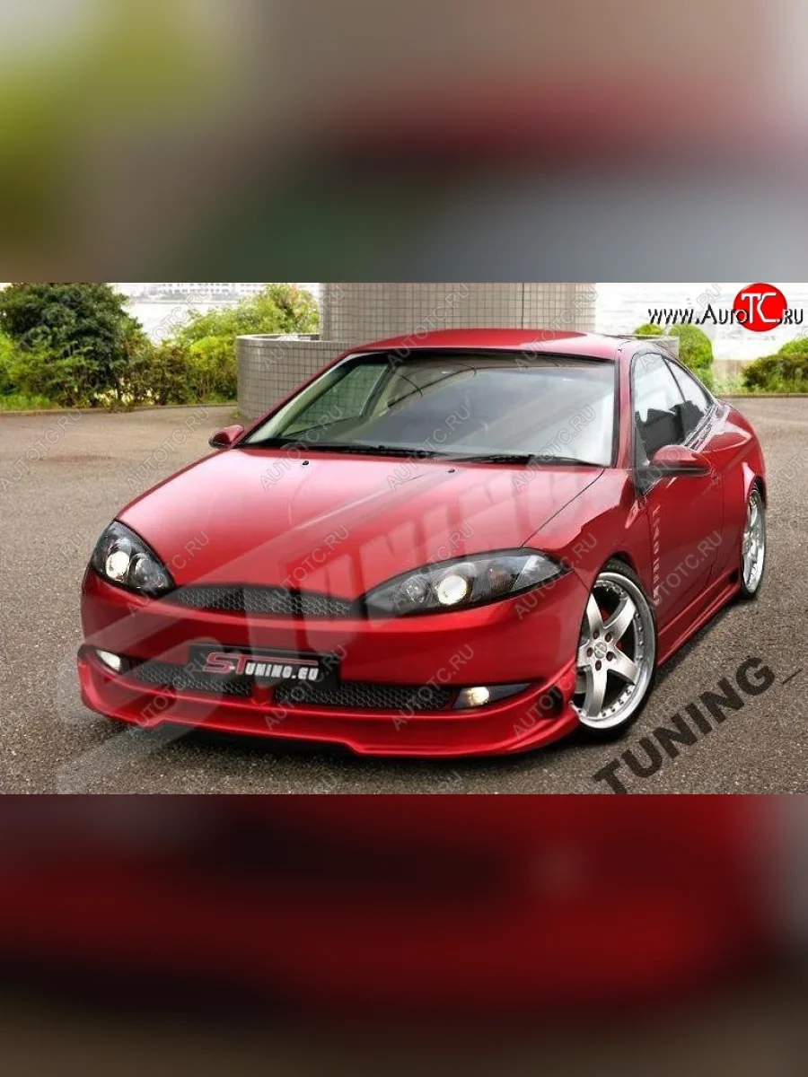 Передний бампер ST1 Ford Cougar EC, MC хэтчбэк 3 дв. (1998-2002)  в Самаре Самарской области