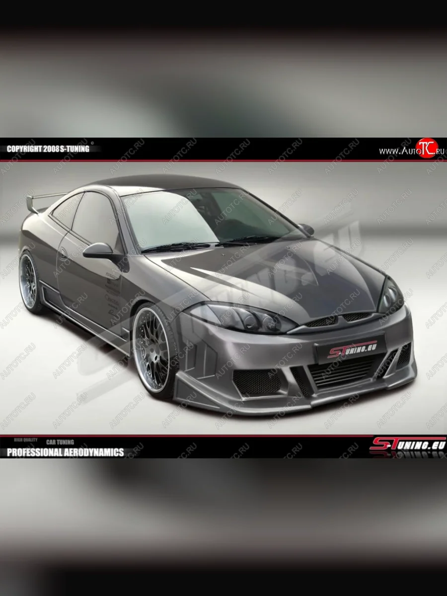 Передний бампер ST Ford Cougar EC, MC хэтчбэк 3 дв. (1998-2002)  в Самаре Самарской области