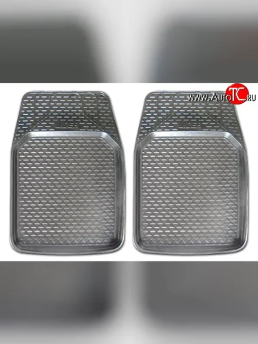 Универсальные коврики в салон Lider V2 2шт (полиуретан) INFINITI Qx50 J50 дорестайлинг (2013-2016)