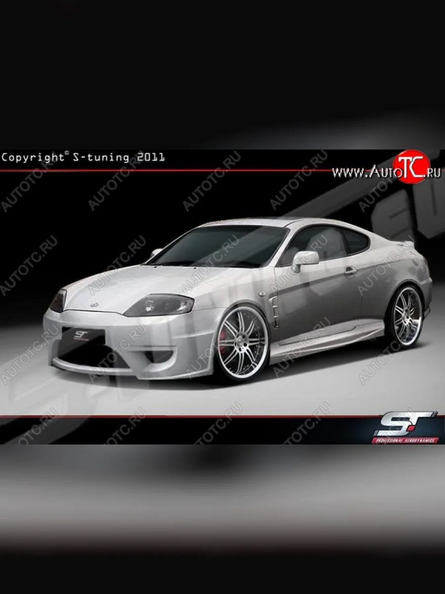 Передний бампер ST2 Hyundai Coupe (2002-2008)  в Перми Пермском крае