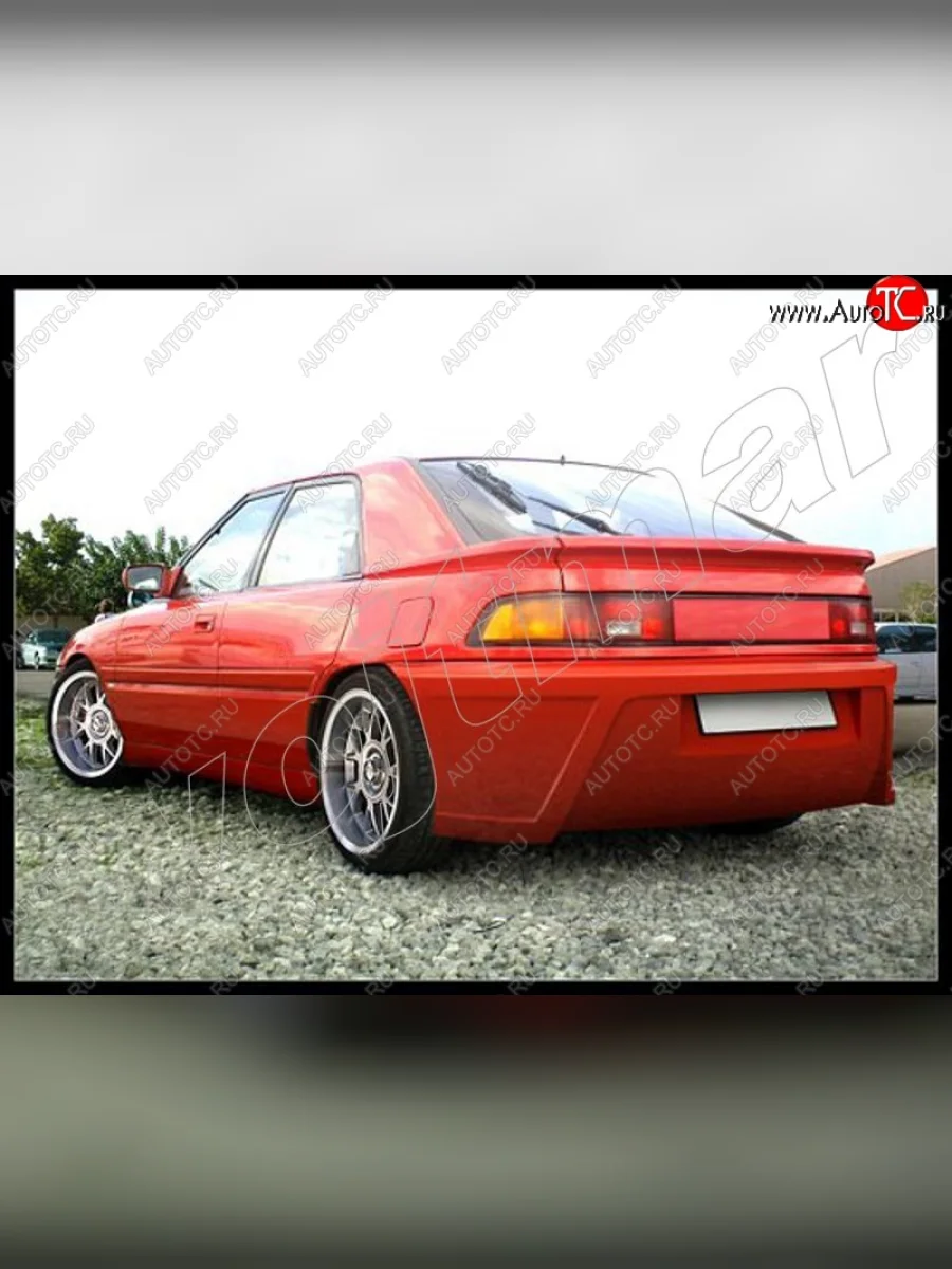 Задний бампер R1 Mazda 323 BW рестайлинг седан (1989-1993)  в Самаре Самарской области