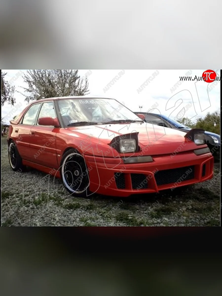 Передний бампер WK Mazda 323 BW рестайлинг седан (1989-1993)  в Перми Пермском крае