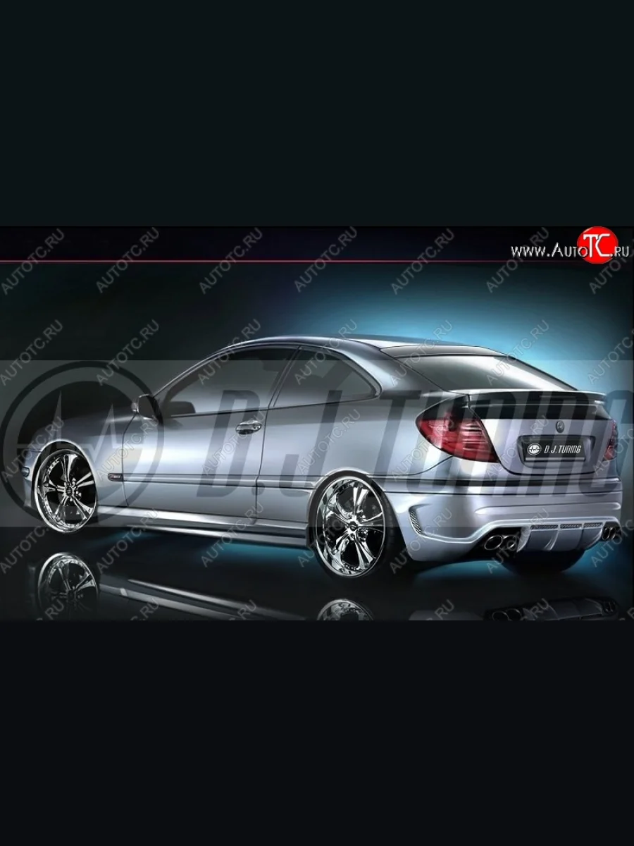 Задний бампер R1 Mercedes-Benz C-Class CL203 дорестайлинг купе (2001-2004)  в Самаре Самарской области