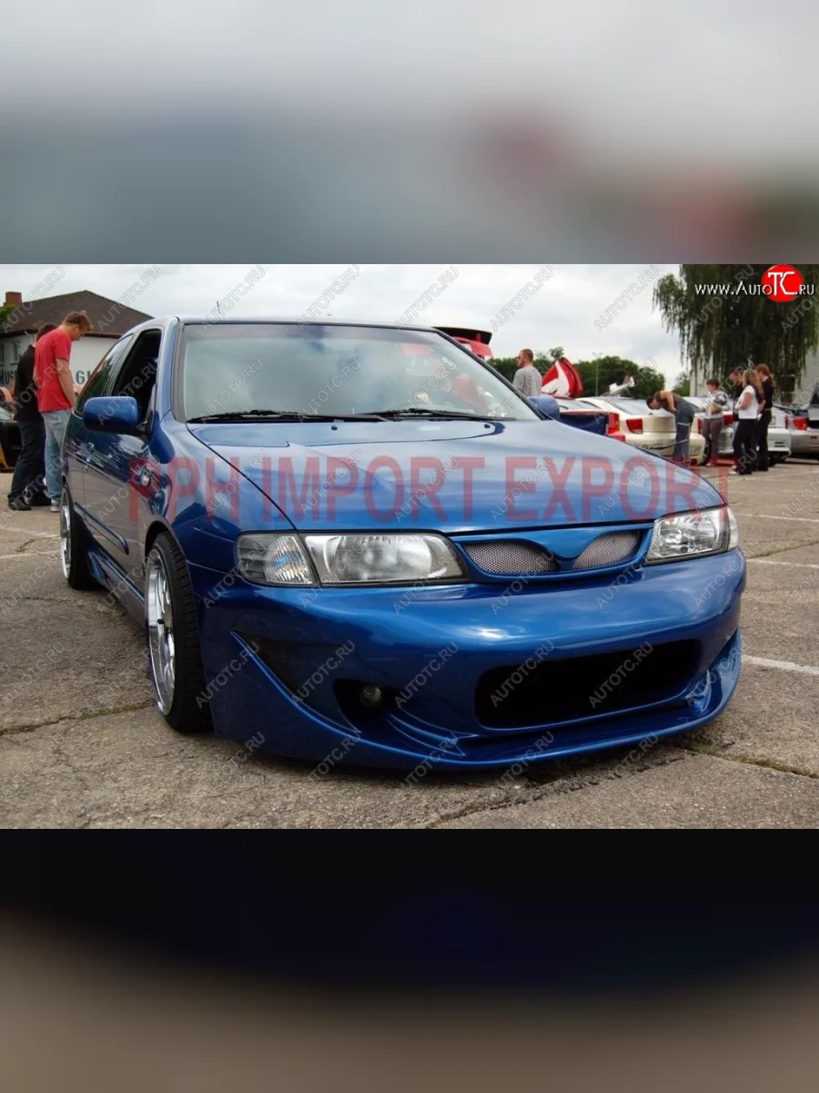 Передний бампер Monstr Nissan Almera 1 N15 седан дорестайлинг (1995-1998)  в Самаре Самарской области