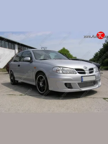 Передний бампер Rieger Nissan Almera 2 N16 седан дорестайлинг (2000-2003)