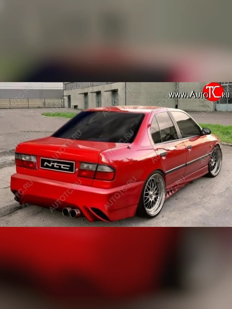 Задний бампер NTC Nissan Primera 1 P10 седан (1990-1995)  в Самаре Самарской области