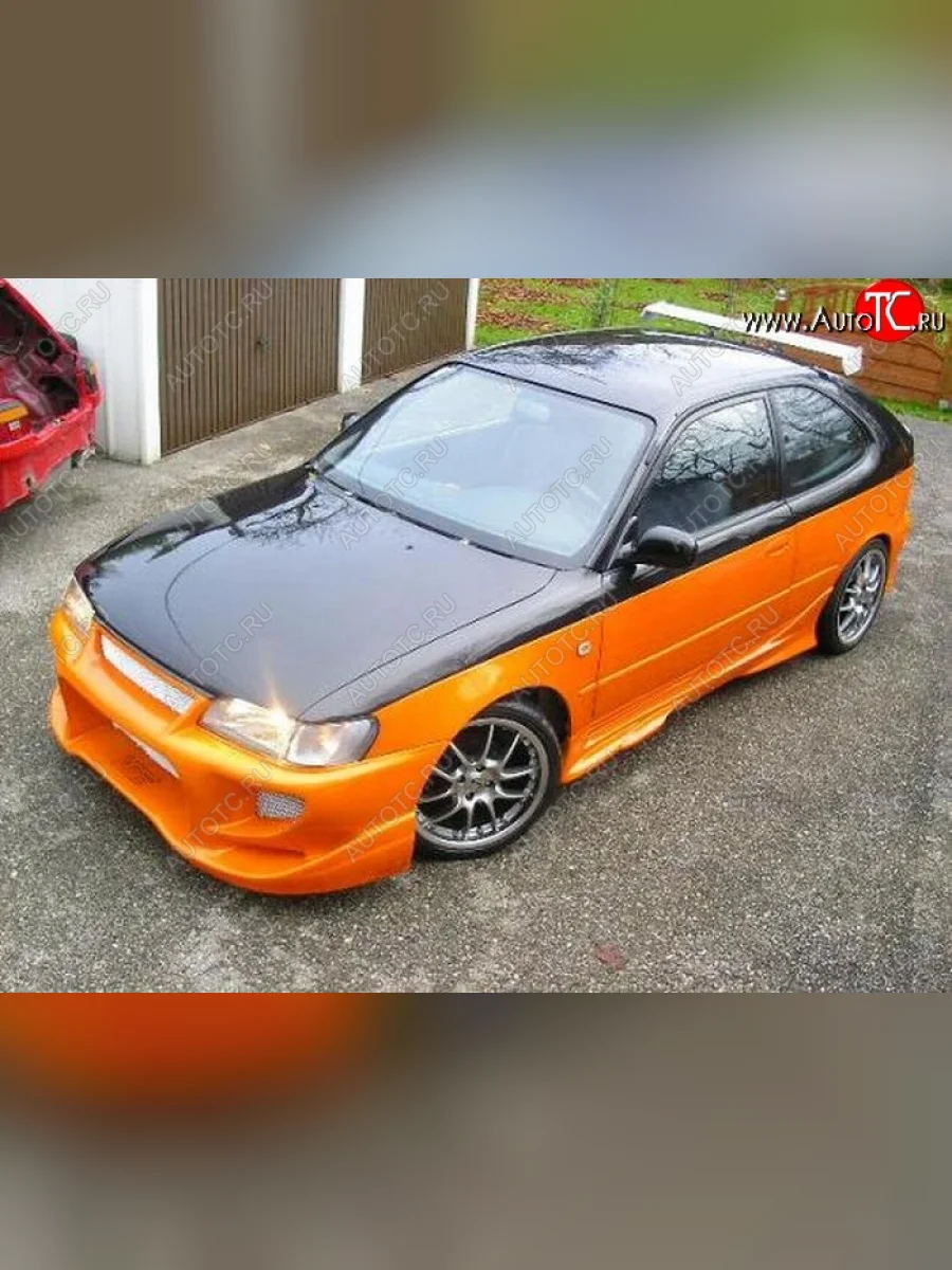 Пороги накладки Velside Toyota Corolla E100 седан (1991-2002)  в Керчи Республика Крым