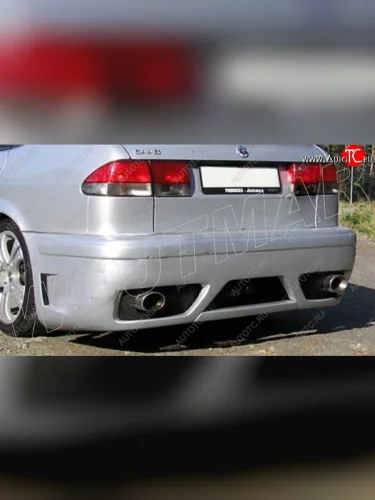 Задний бампер MK1 SAAB 9-3 YS3F седан дорестайлинг (2003-2007)