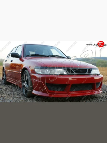 Передний бампер R1 SAAB 9-3 YS3F седан дорестайлинг (2003-2007)