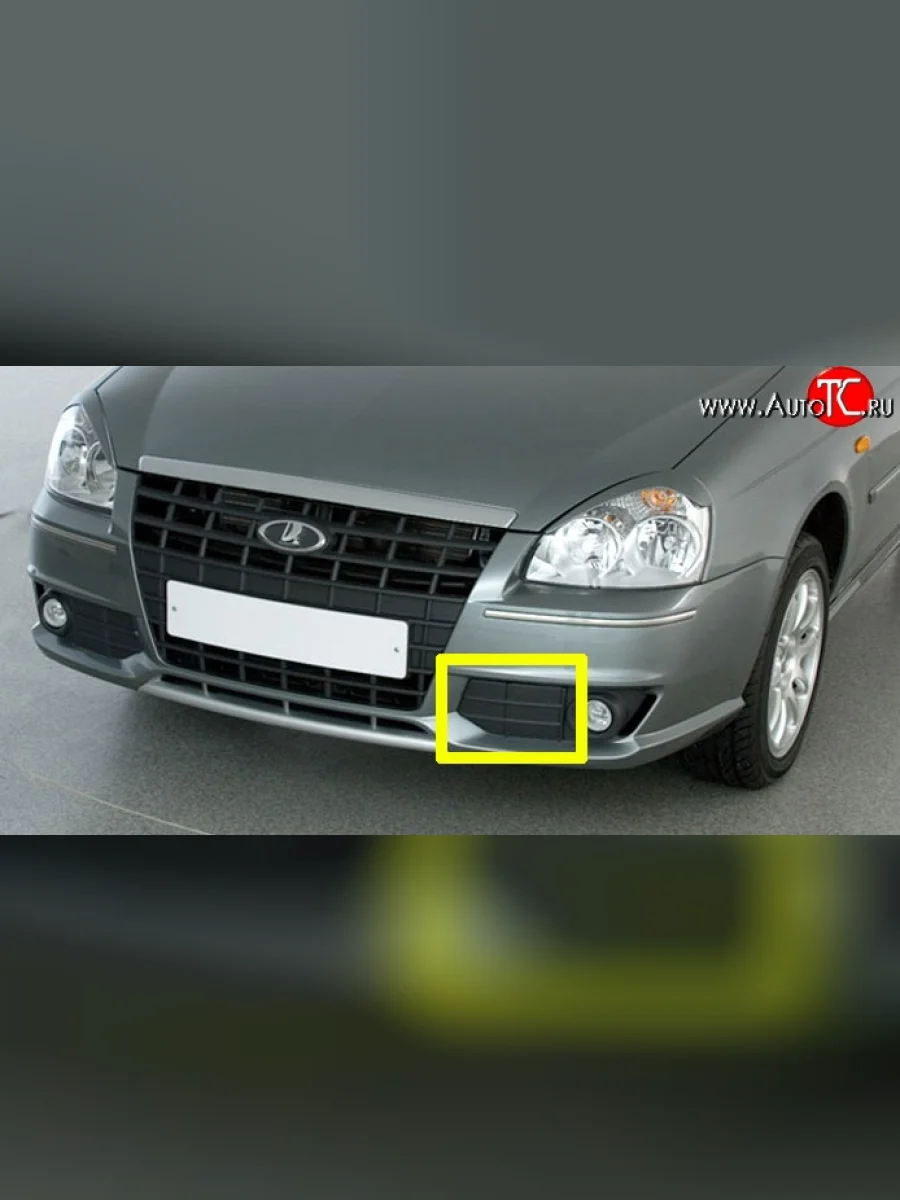 Заглушка буксировочной проушины в передний бампер Штурм Лада ВАЗ Приора 2170 седан дорестайлинг (2007-2014) (Неокрашенная)  в Перми Пермском крае