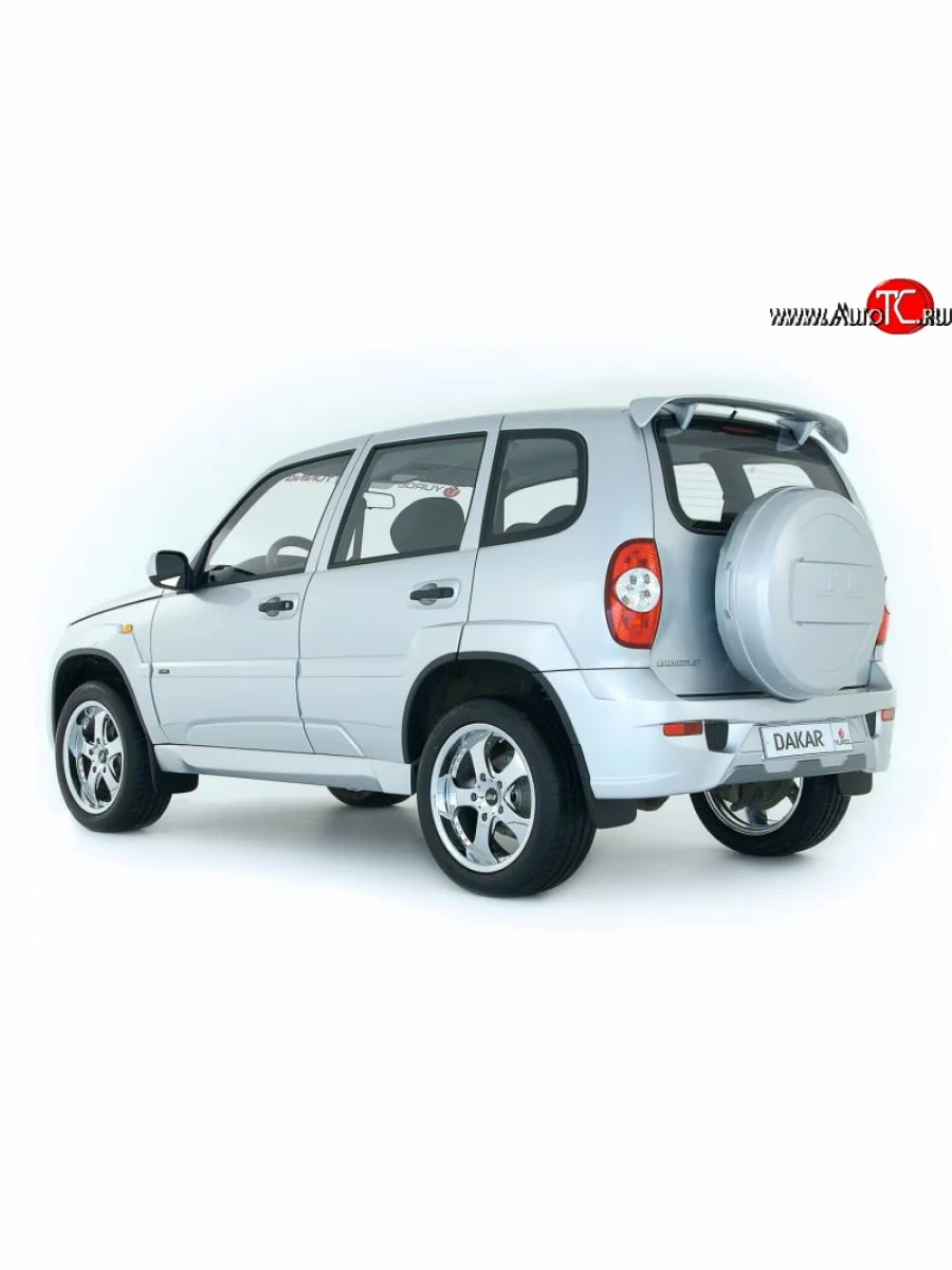Пороги накладки Dakar Лада ВАЗ 2123 (Нива Шевроле) дорестайлинг (2002-2008) (Неокрашенные)  в Керчи Республика Крым