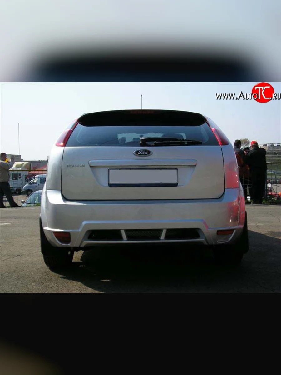 Задний бампер YTG Ford Focus 2 хэтчбэк 5 дв. дорестайлинг (2004-2008) (Неокрашенный)  с доставкой в г. Керчь