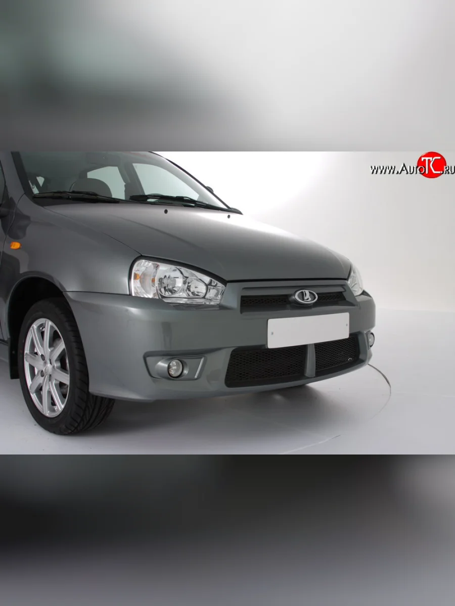 Передний бампер Лион Лада ВАЗ Калина 1117 универсал (2004-2013) (Неокрашенный)  в Воронеже Воронежской области