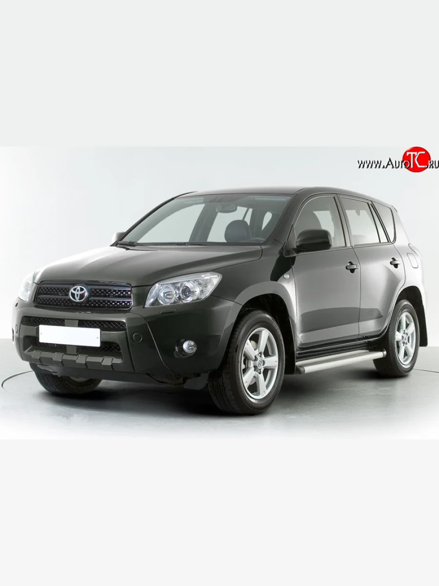 Накладка переднего бампера Toyota RAV4 XA305 5 дв. дорестайлинг (2005-2009) (Неокрашенная)  в Самаре Самарской области