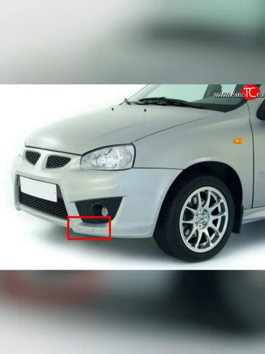 Заглушка буксировочной проушины в передний бампер Бавария Лада ВАЗ Калина 1119 хэтчбек (2004-2013)