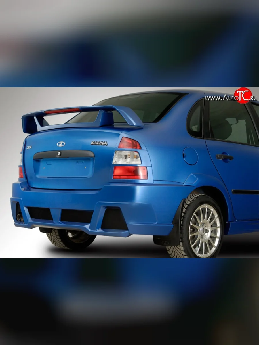 Комплект накладок Anry на фонари Лада ВАЗ Калина 1118 седан (2004-2013) (Неокрашенные)  в Перми Пермском крае