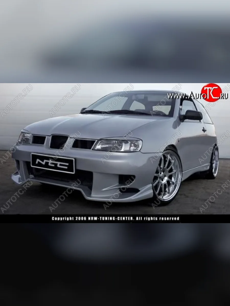 Передний бампер NTC Seat Ibiza 6J хэтчбэк 5 дв. доресталийнг (2008-2012)  с доставкой в г. Пермь