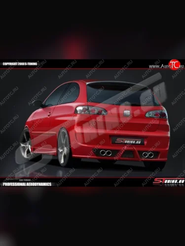 Задний бампер ST Seat Ibiza 6L хэтчбэк 3 дв. дорестайлинг (2002-2006)