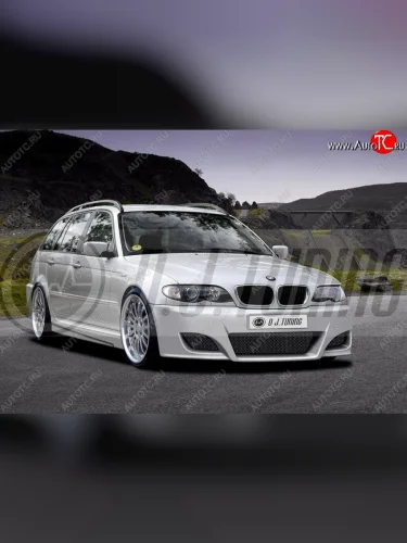 Передний бампер D.J. BMW 3 серия E46 седан дорестайлинг (1998-2001)