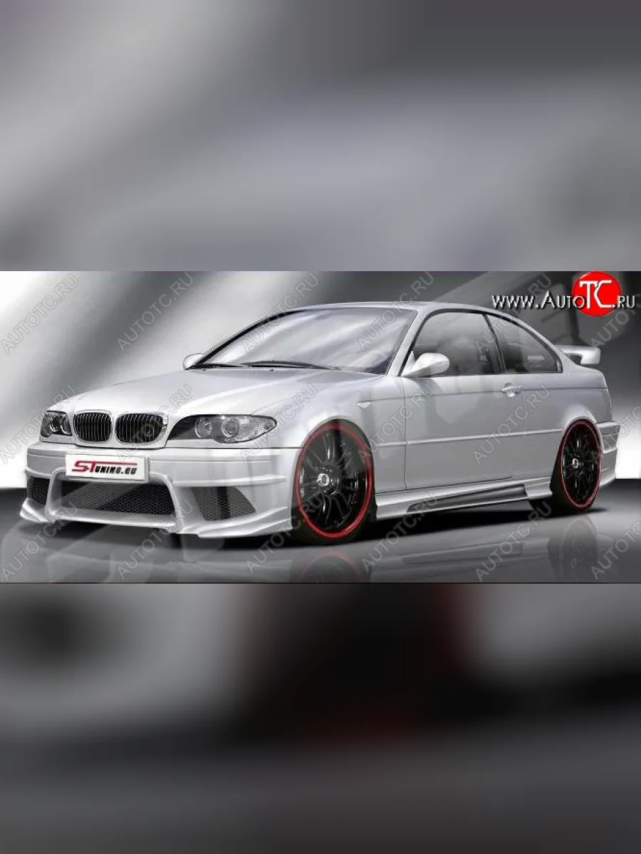 Передний бампер ST2 BMW 3 серия E46 седан дорестайлинг (1998-2001)  в Самаре Самарской области