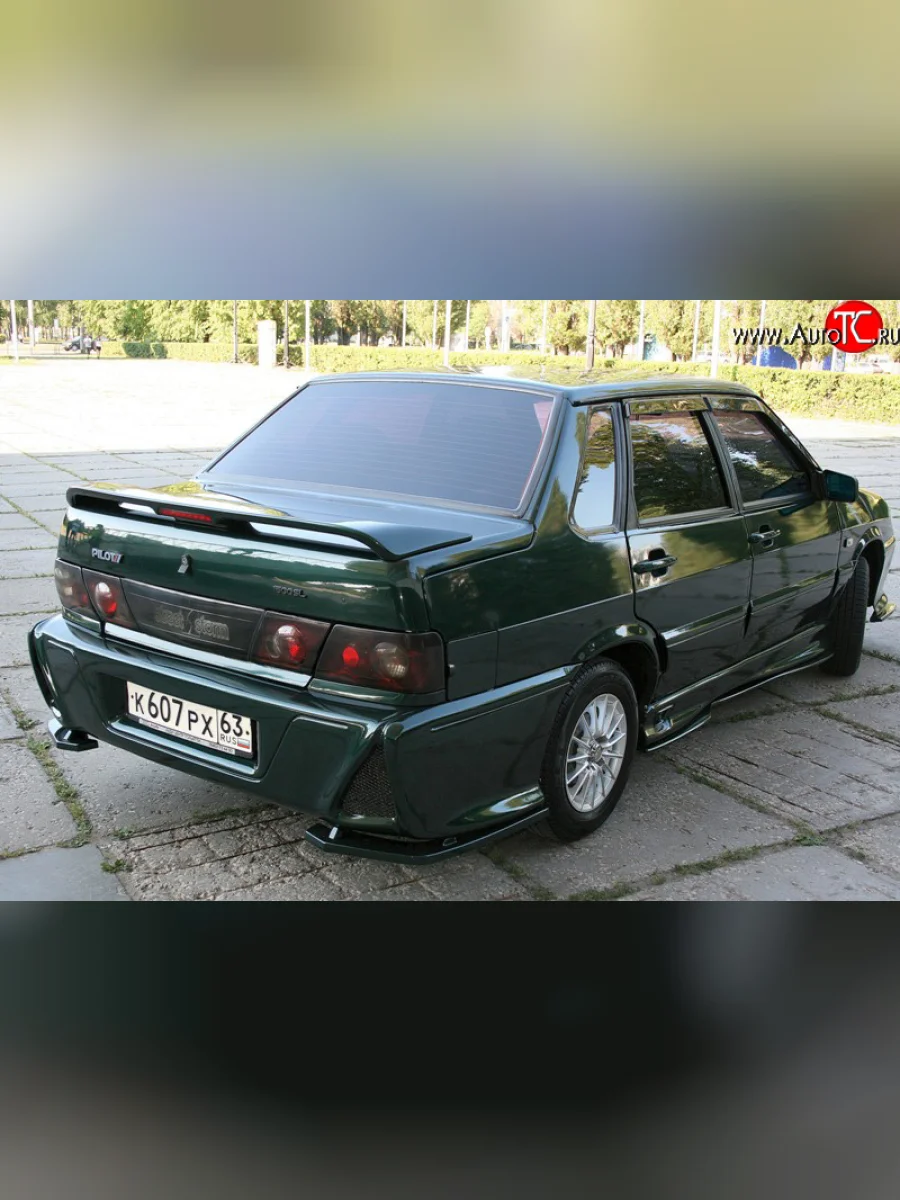 Задний бампер LEX Лада ВАЗ 2115 (1997-2012) (Неокрашенный)  в Перми Пермском крае