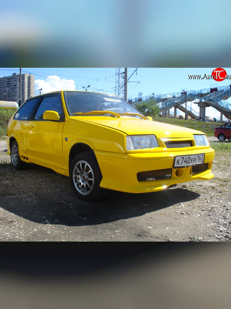 Передний бампер Фанат Лада ВАЗ 2109 (1987-2004) (Неокрашенный)  в Самаре Самарской области