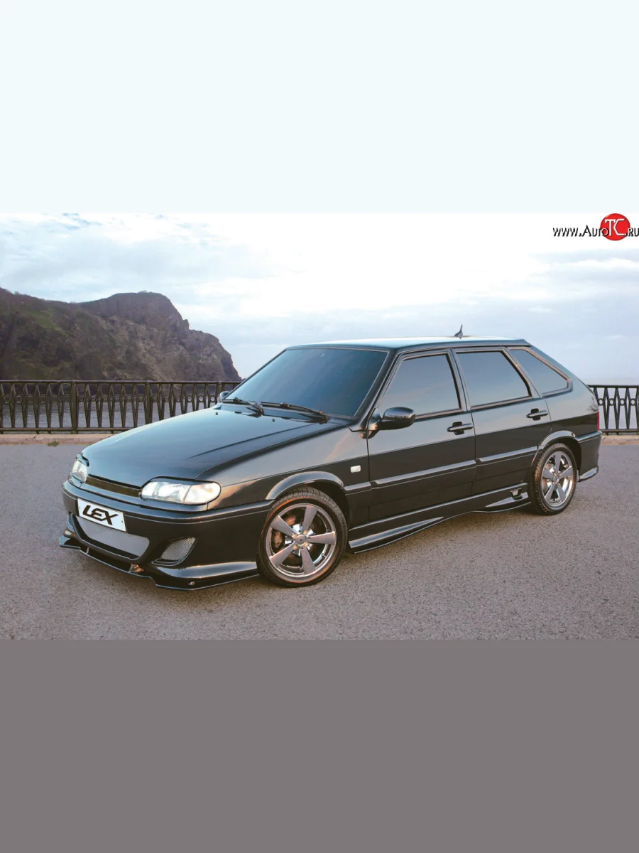 Накладка Lex-Line на передний бампер LEX Лада ВАЗ 2108 (1984-2003) (Неокрашенная)  в Керчи Республика Крым