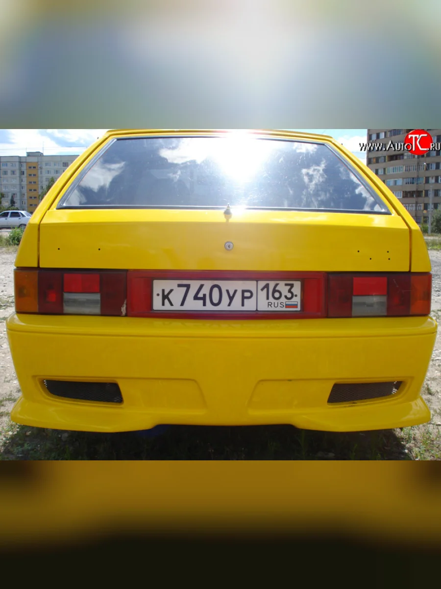 Задний бампер Фанат Лада ВАЗ 2108 (1984-2003) (Неокрашенный)  с доставкой в г. Керчь