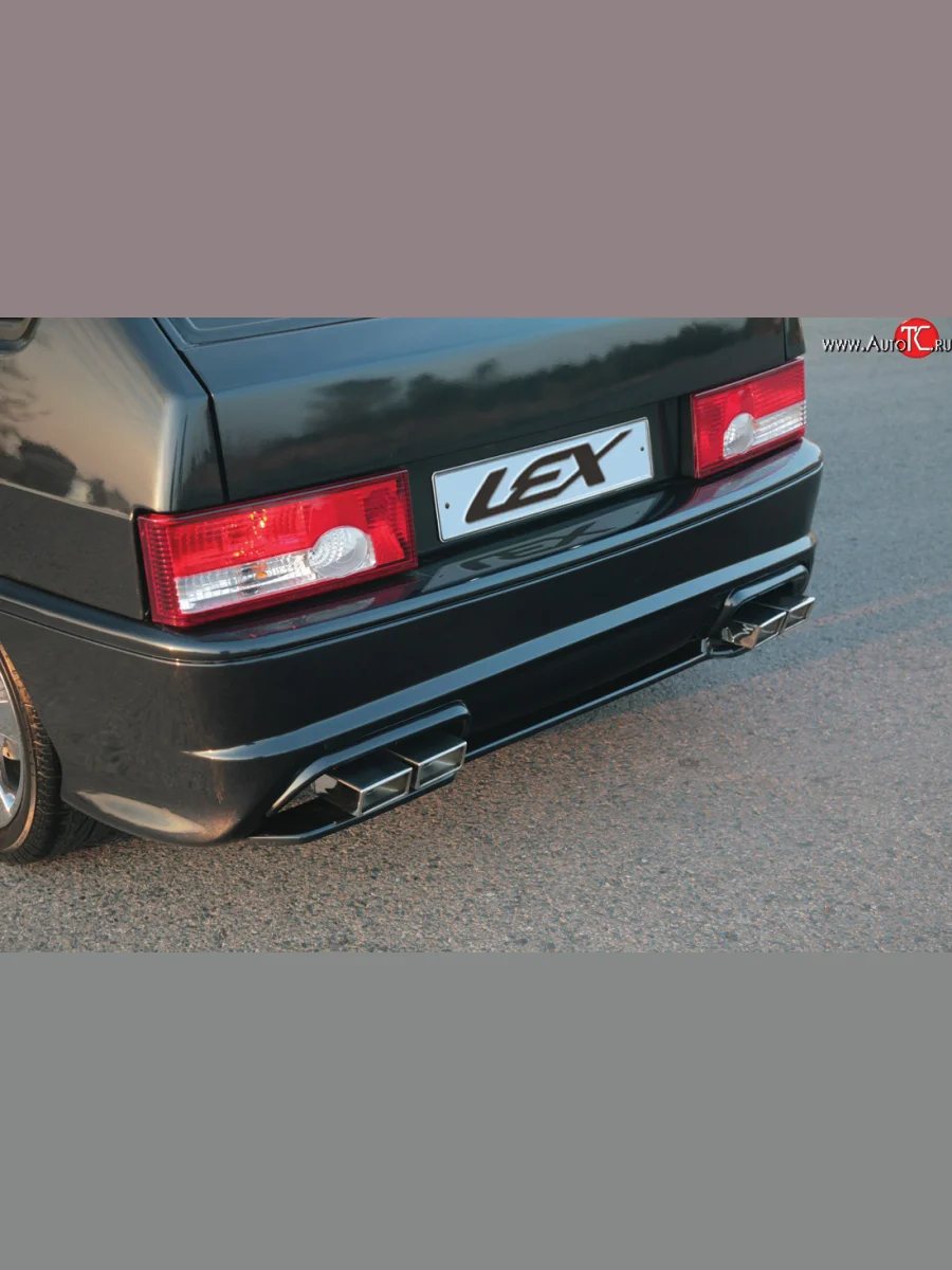 Накладка Lex-Line на задний бампер LEX Лада ВАЗ 2109 (1987-2004) (Неокрашенная)  в Самаре Самарской области
