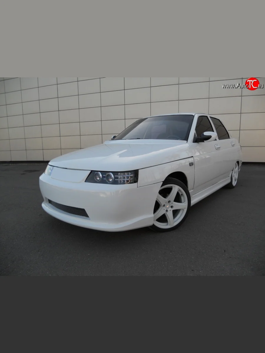 Передний бампер Omni Лада ВАЗ 2110 седан (1995-2007) (Неокрашенный)  в Перми Пермском крае