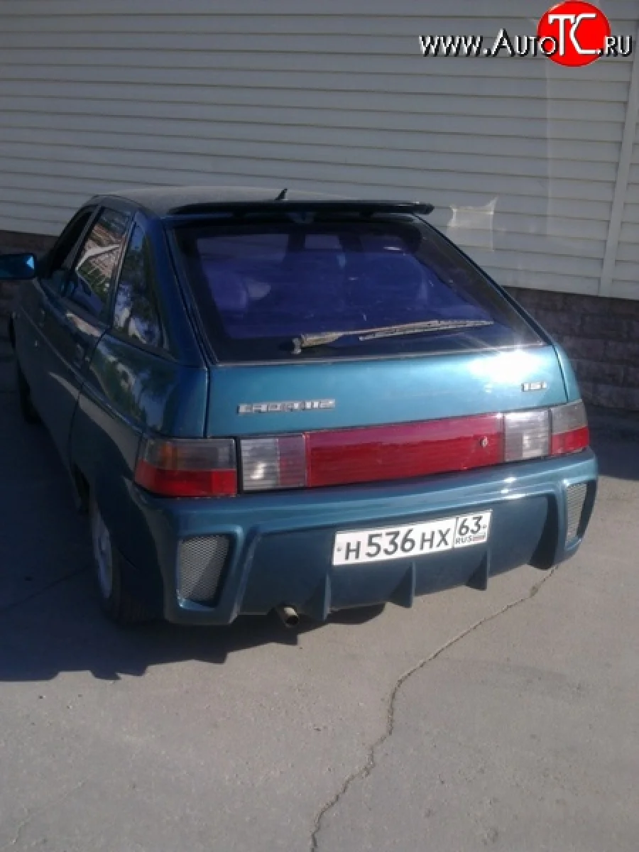 Задний бампер F1  Лада ВАЗ 2112 (1999-2008) (Неокрашенный)  с доставкой в г. Керчь