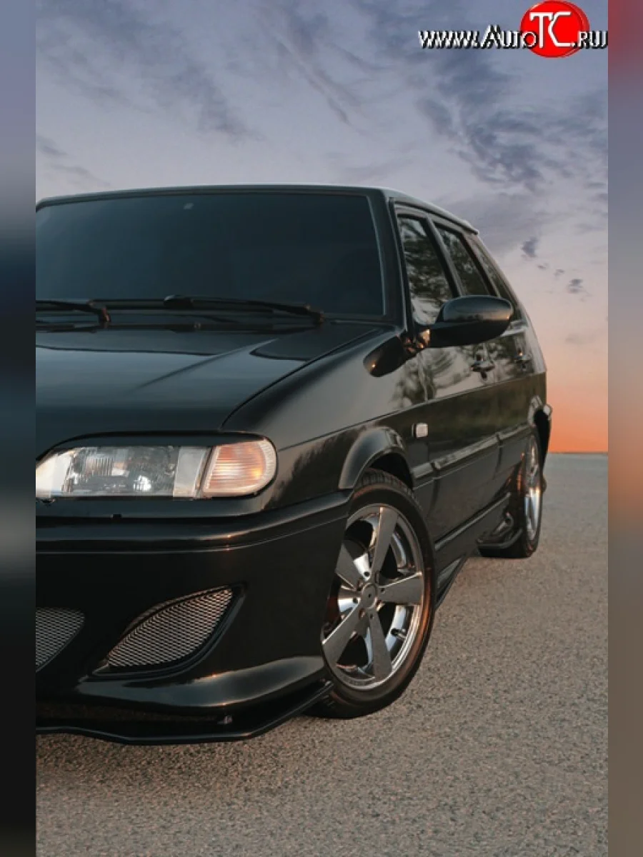 Реснички LEX передних фар Лада ВАЗ 2113 (2004-2013) (Неокрашенные)  в Перми Пермском крае