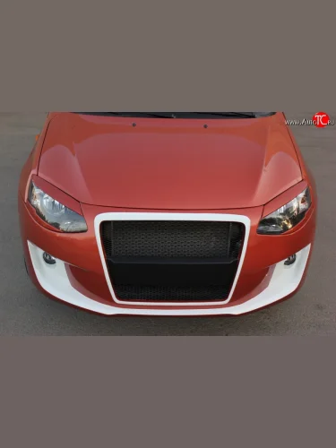 Комплект верхних ресничек на фары с бампером Я-робот Лада ВАЗ Калина ( 2192,  2194) - Калина Спорт  2192