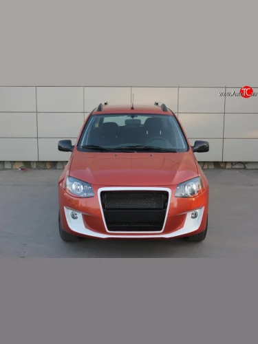 Комплект нижних ресничек на фары Я-робот Лада ВАЗ Калина ( 2192,  2194) - Калина Спорт  2192