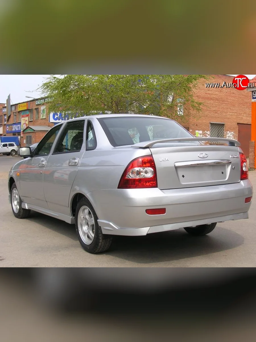 Средний спойлер Кураж  Лада ВАЗ Приора (2007-2014) 2170 (Неокрашенный)  в Самаре Самарской области