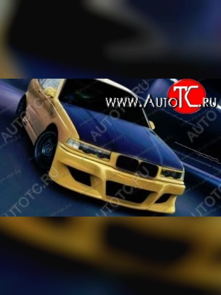 Передний бампер ST2 BMW 3 серия E36 седан (1990-2000)  в Самаре Самарской области