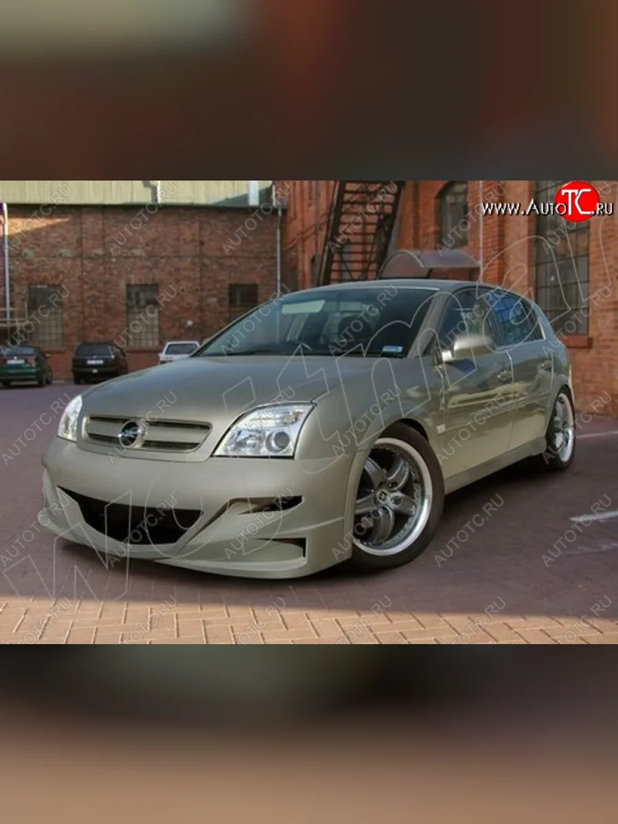 Передний бампер (SIGNUM) R1 Opel Vectra C лифтбэк дорестайлинг (2002-2006)  с доставкой в г. Керчь