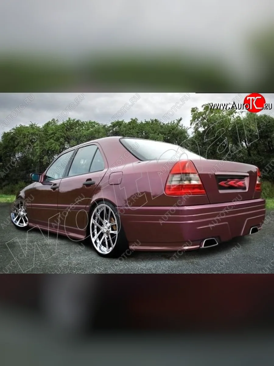 Задний бампер R1 Mercedes-Benz C-Class W202 дорестайлинг седан (1993-1997)  в Самаре Самарской области