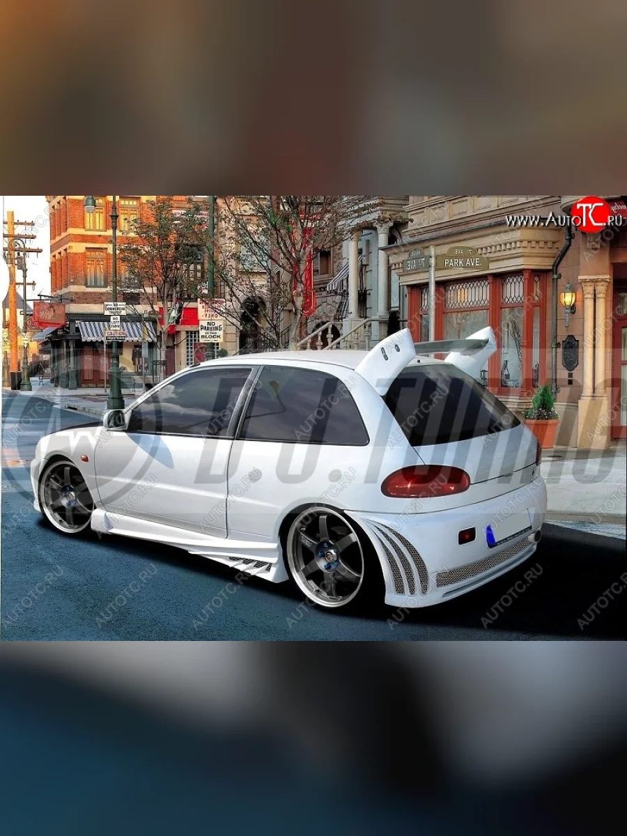 Задний бампер D.J. Mitsubishi Colt CJ0 хэтчбэк 3 дв. (1995-2003)  в Керчи Республика Крым