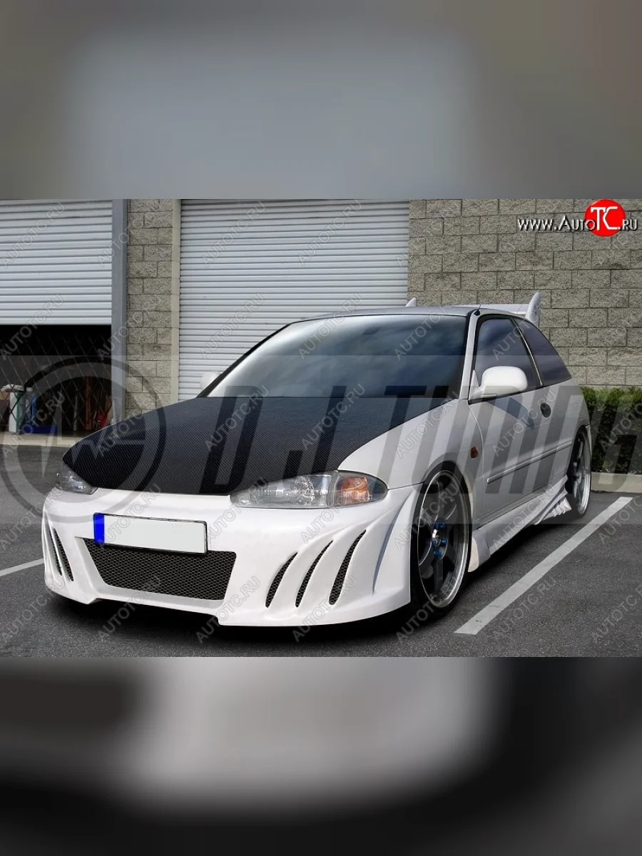 Передний бампер D.J. Mitsubishi Colt CJ0 хэтчбэк 3 дв. (1995-2003)  в Воронеже Воронежской области