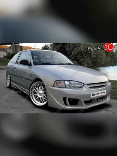 Передний бампер ВМВ Mitsubishi Colt CJ0 хэтчбэк 3 дв. (1995-2003)
