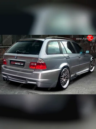 Задний бампер (универсал) ST BMW 3 серия E46 седан дорестайлинг (1998-2001)
