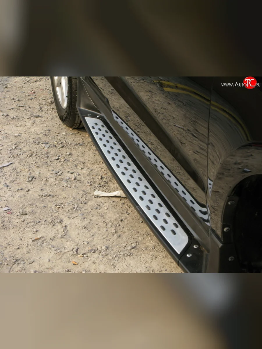 Пороги BMW Style усиленные Hyundai Santa Fe CM рестайлинг (2009-2012)  в Керчи Республика Крым