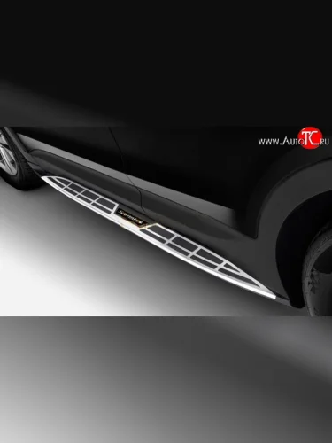 Пороги OEM Style Hyundai Santa Fe DM дорестайлинг (2012-2016)