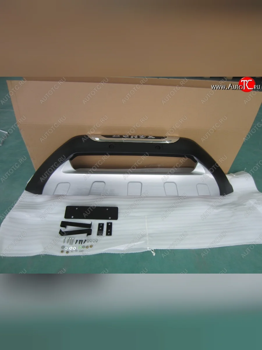 Накладка на передний бампер SuvStyle Honda CR-V RM1,RM3,RM4 дорестайлинг (2012-2015) (Неокрашенная)  в Керчи Республика Крым