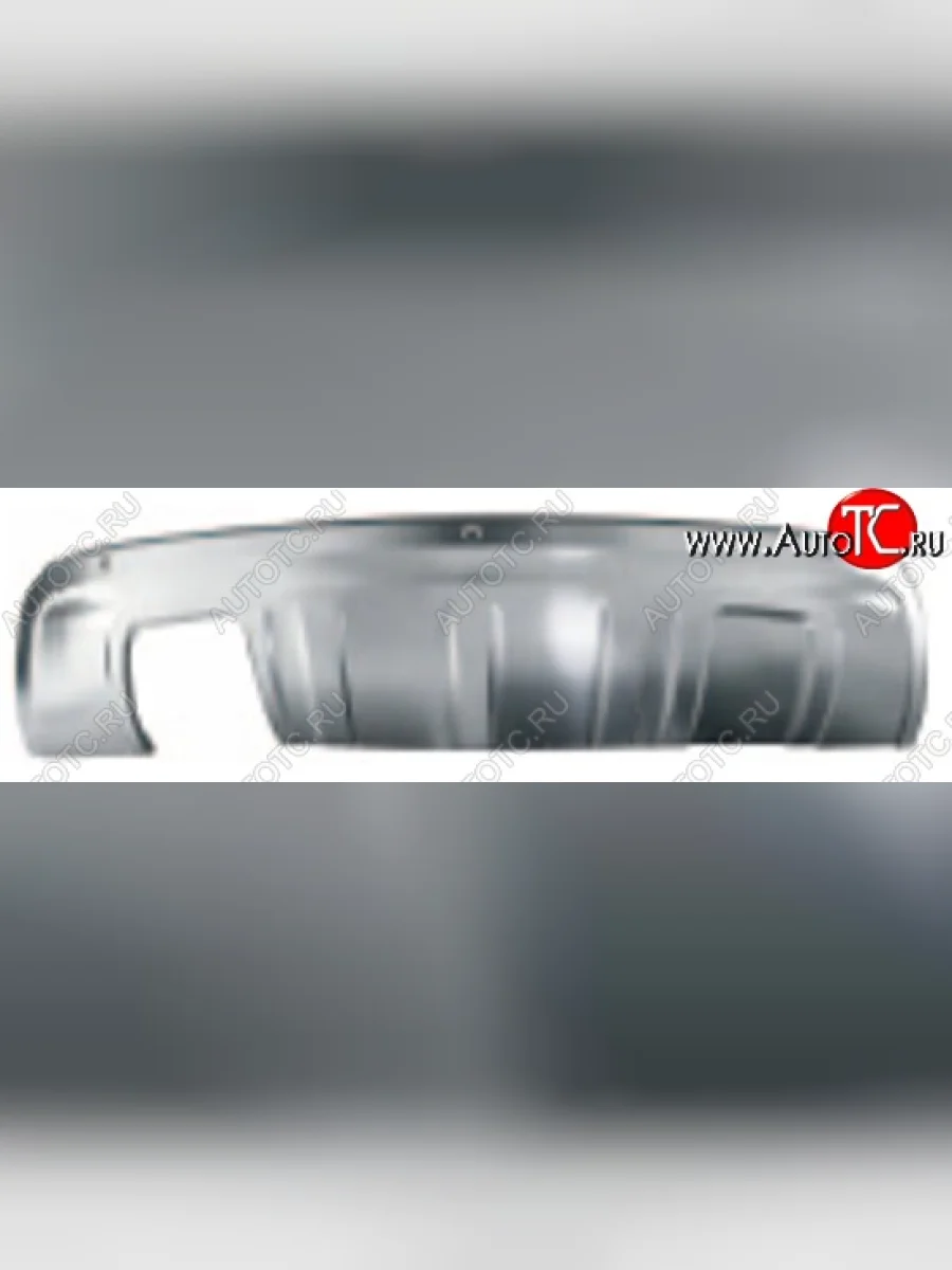 Диффузор на задний бампер SuvStyle Audi Q3 8U дорестайлинг (2011-2015) (Неокрашенная)  с доставкой в г. Керчь