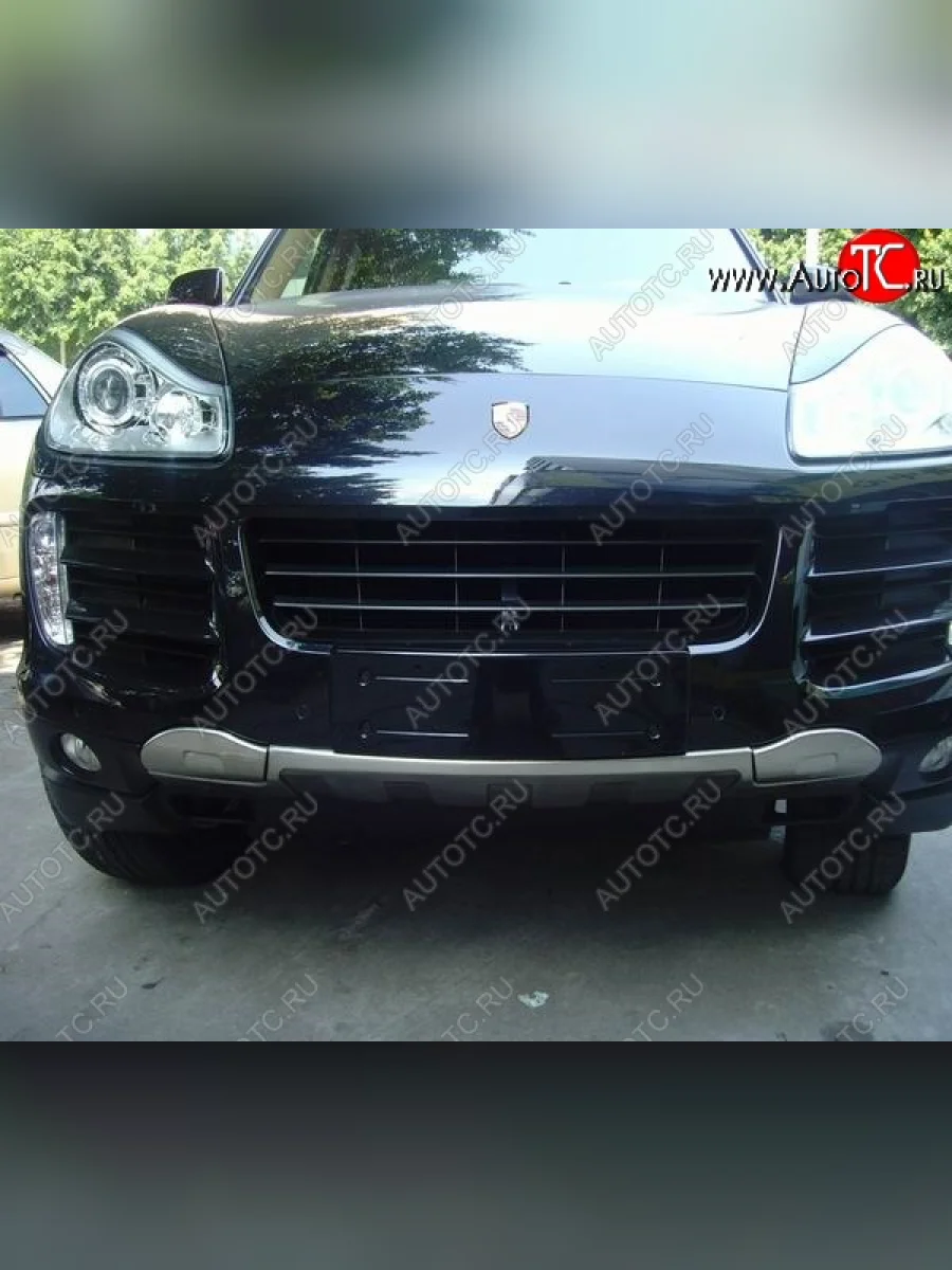 Накладка на передний бампер OEM Porsche Cayenne 955 (2002-2006) (Неокрашенная)  с доставкой в г. Керчь
